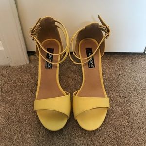 Yellow heels